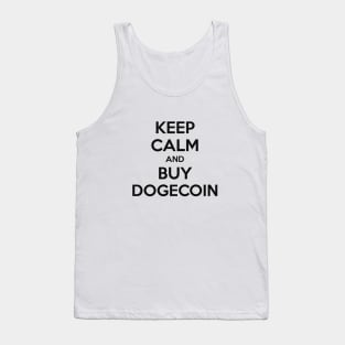 KEEP CALM AND BUY DOGECOIN Tank Top